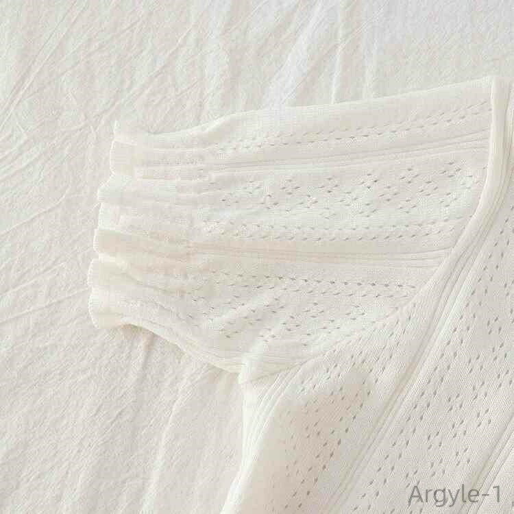Nylon, Rayon, Polyester - 【送料無料】ショート丈 レディース カーディガン 半袖 薄手 シースルー ニット レディース トップス Vネック ブラック