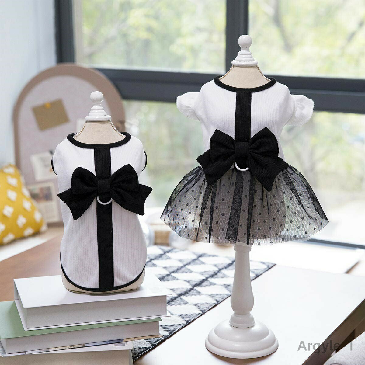 【送料無料】犬服 ワンピース 春 夏 シャツ ドッグウェア リボン ペアルック おそろい 春服 夏服 秋冬 ..