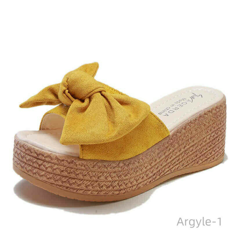 樂天商城 - 【送料無料】サンダル 厚底サンダル ウエッジソール レディース リボン ミュール オープントゥ つっかけ リゾート 歩きやすい 履きやすい