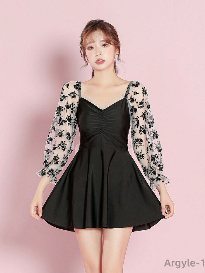 【送料無料】ハーフ セクシー ドレス ワンピース セクシー かわいい ジャンパー着 連体水着 温泉ィー水着 練習用 競泳水着 レディース水着 3