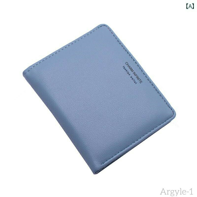 B, F, H, J, P, W - 【送料無料】財布 レディース ショート ウォレット レター 薄手 涼しい 2つ 折り レディース 韓国 マルチ カードスロット 小さめ