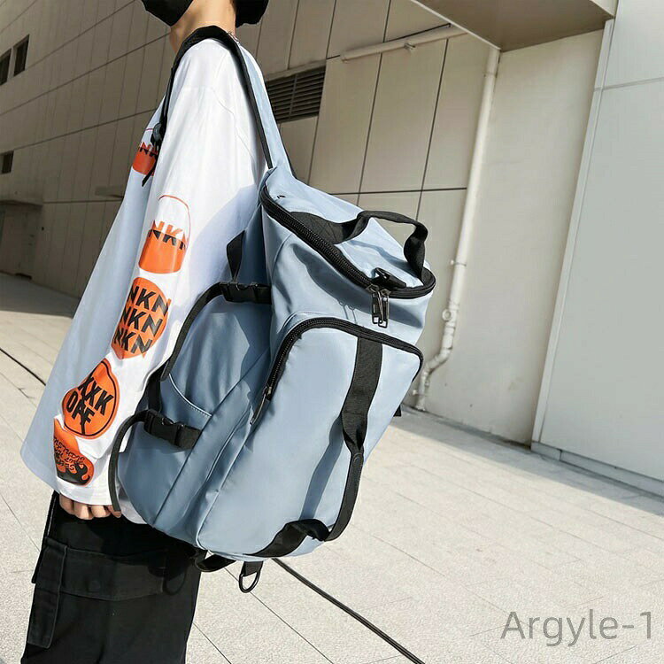 【送料無料】レディース メンズ スポーツバッグ 旅行バッグ リュックバッグ 大容量 ボストンバッグ マザーズバッグ ショルダーバッグ argyle-10028821 えーあい サンプル画像2