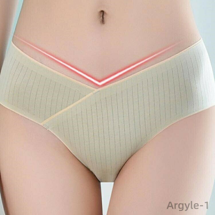 えーあいの【送料無料】マタニティショーツ レディース 5枚セット ローライズ マタニティ 用 下着 インナー ショーツ 妊婦用 産前 産後 ショーツ コットン 通気性 伸縮性 綿 無地｜アングル2