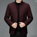【送料無料】コート メンズ スーツ おしゃれ 紳士服 ファッション 厚手 秋冬 ビジネス パーティー フォーマル レッド グレー ブラック