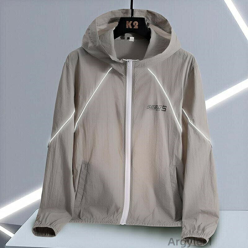 【送料無料】UVカットパーカー メンズ 接触冷感 速乾 通気性 軽量 薄手 フード付き ゆったり 上着 ナイ..