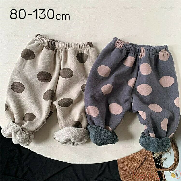 【送料無料】裏起毛 キッズ ワイド ストレッチ パンツ 子供服 ベビー服 ロング 長ズボン 男の子 女の子..