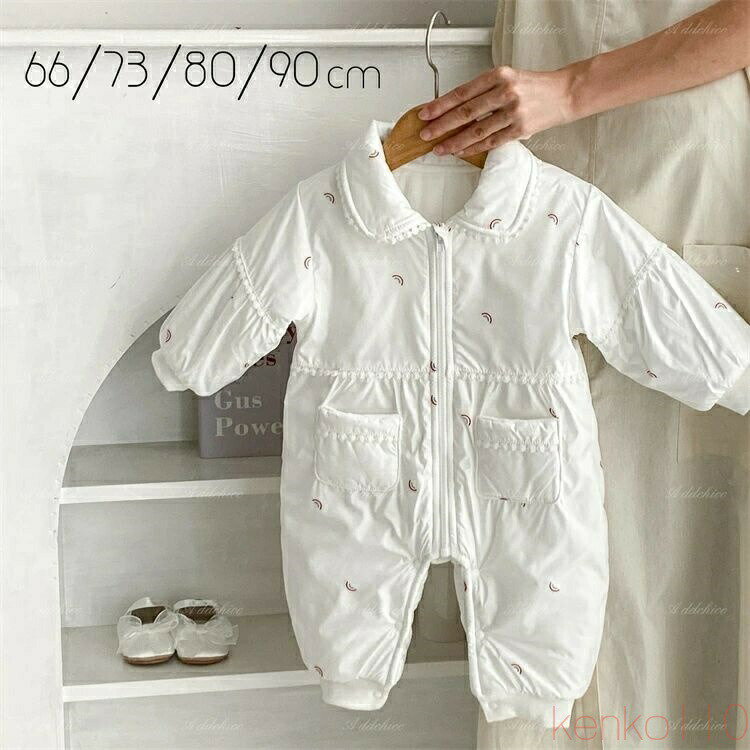 【送料無料】人気 ベビー ジャンプスーツ 赤ちゃん キッズ カバーオール 女の子 男の子 防寒 おしゃれ ..