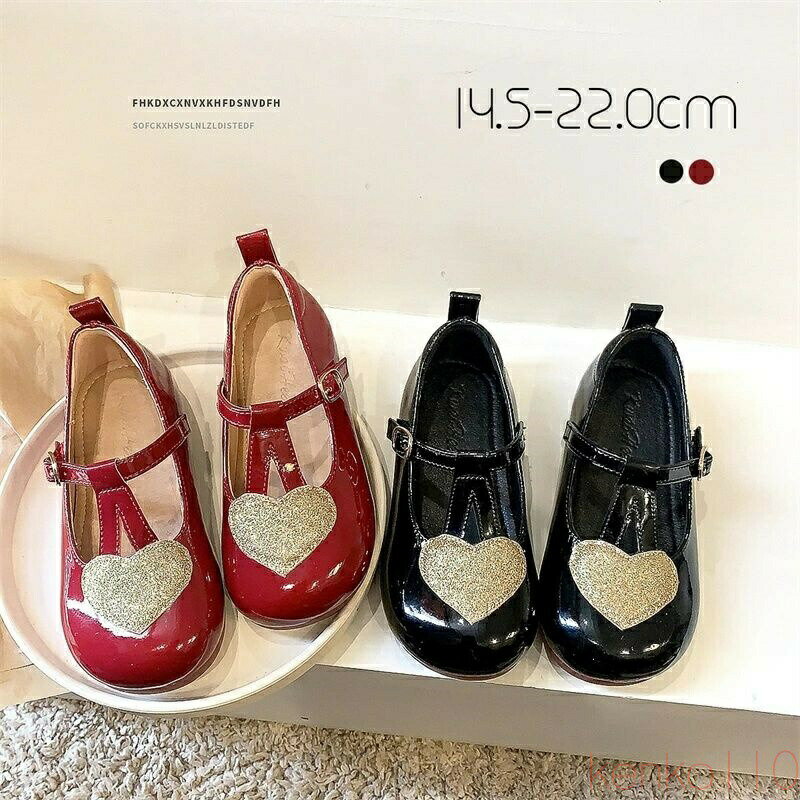 【送料無料】キッズ 靴 t-strap shoes Tストラップ シューズ レザー 合皮 皮 おしゃれ かわいい 女の子 14.0-20.0cm 子供 こども シンプル お出かけ イベント フォーマル 韓
