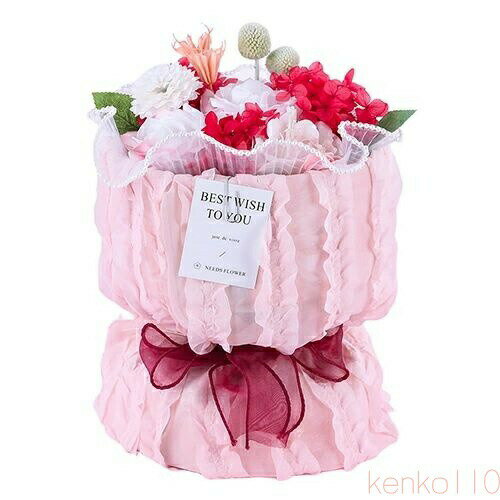 【送料無料】ソープフラワー 花束 造花 誕生日 プレゼント お花 枯れない バラ ローズ 石鹸 結婚祝い 結婚記念日 クリスマス 母の日 敬老の日 手土産 インテリア 撮影道具