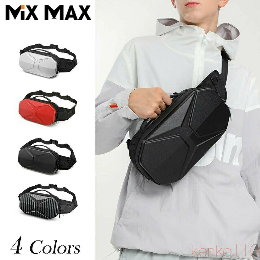 【送料無料】ボディバッグ ショルダーバッグ メンズ ウエストバッグ ウエストポーチ 斜めがけ 肩掛け 撥水 おしゃれ ipad対応 通勤 通学 アウトドア ボディーバッグ 多機能(4.0)
