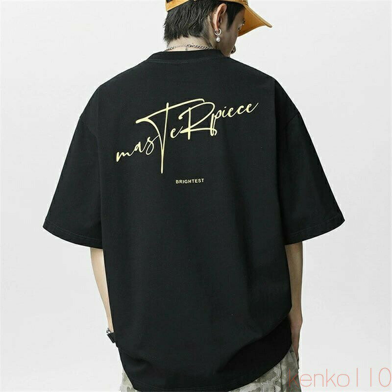 乐天商城 - 【送料無料】tシャツ 半袖 メンズ ブランド カジュアル シンプル ストリートコーデ プリント レトロ 夏 ゆったり 綿100％ 大きい 吸汗速乾 u首 韓国 高校生 ファッション ビ