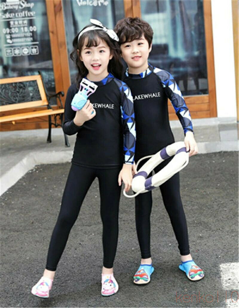 【送料無料】親子ペア 水着 ラッシュガード レディース シンプル スイムウェア 長...