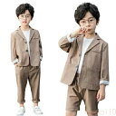 【送料無料】子供 スーツ 3点セット 卒業式 スーツ 男の子 入学式 スーツ 子供 セットアップ 子ども スーツ ピアノ 発表会 フォーマルスーツ 子供 七五三...