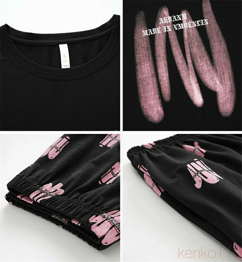 【送料無料】ペア パジャマ 半袖 夏 男女2着...の紹介画像2