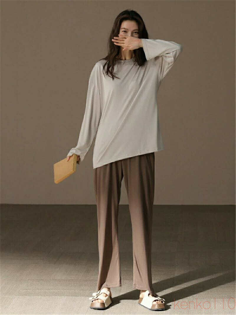 【送料無料】ペア パジャマ 長袖 男女2着 セ...の紹介画像3