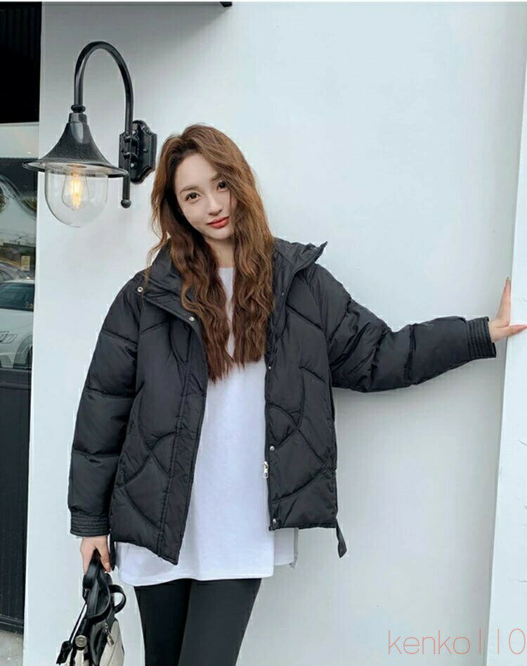 【送料無料】ダウンジャケット レディース ショート ポリエステル ダウンコート ショートダウンコート キルティング 軽量 フード付き 大きいサイズ ショート丈 暖かい 中綿