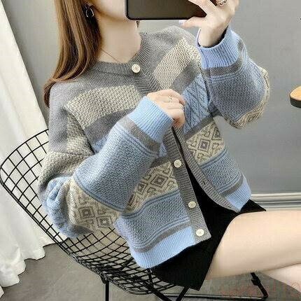 【送料無料】トップス ニット カーディガン 2色 長袖 レディース 厚手 ミドル丈 ドロップショルダー ゆったり 大きめ ワイド シンプル カジュアル ラフ 無地 グレー 灰色 ベ