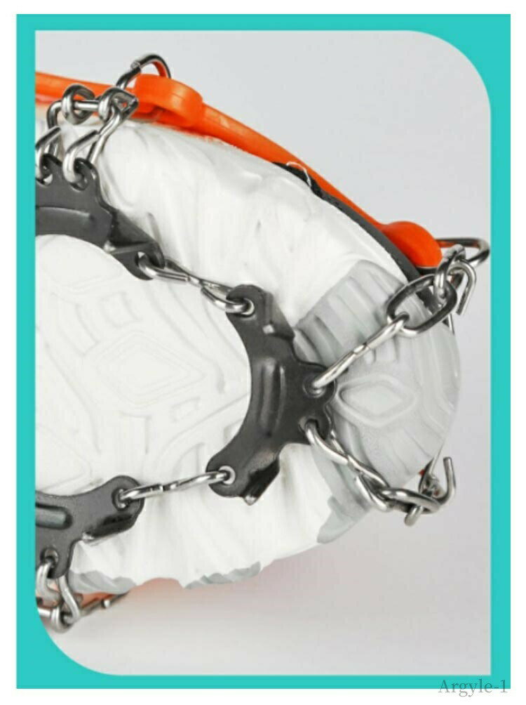 【送料無料】雪山 凍結 小学生 中学生 雪道 転倒防止 滑り止め スパイク チェーンアイゼン アイゼン 靴底 アイス 高校生 子供専用 キッズ