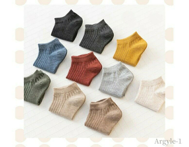 【送料無料】男女兼用 23~26.5CM 10足セット 通気吸汗 マルチカラー カジュアル く...