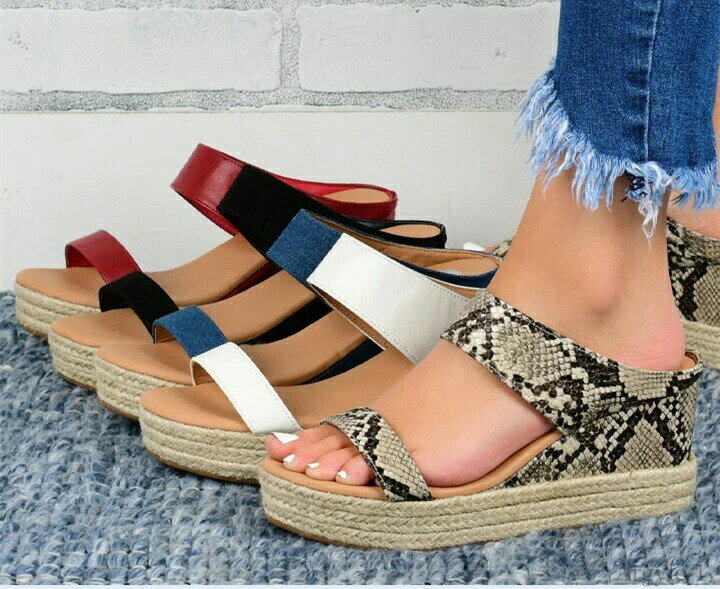 【送料無料】7.5センチ 歩きやすい 履きやすい サンダル サンダル ウェッジヒール ジュート サボ ウエ..