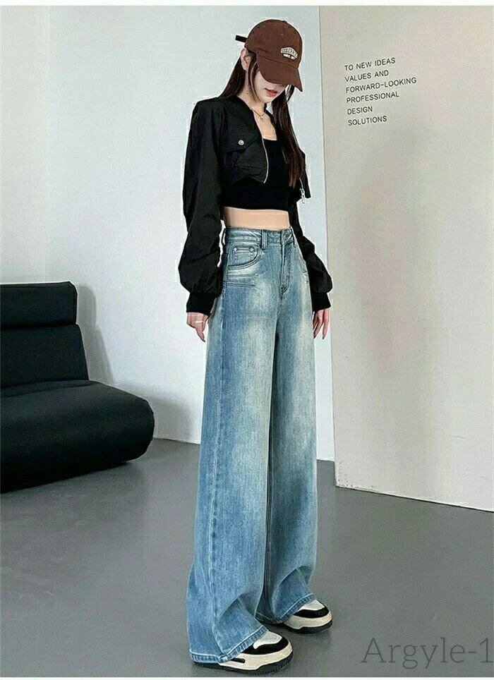 【送料無料】デニム パンツ レディース ワイド パンツ ボトムス ワイドデニム ジーンズ ジーパン パンツ 洗える 体型カバー ロング丈 シンプル 定番 小さい 大きいサイズ