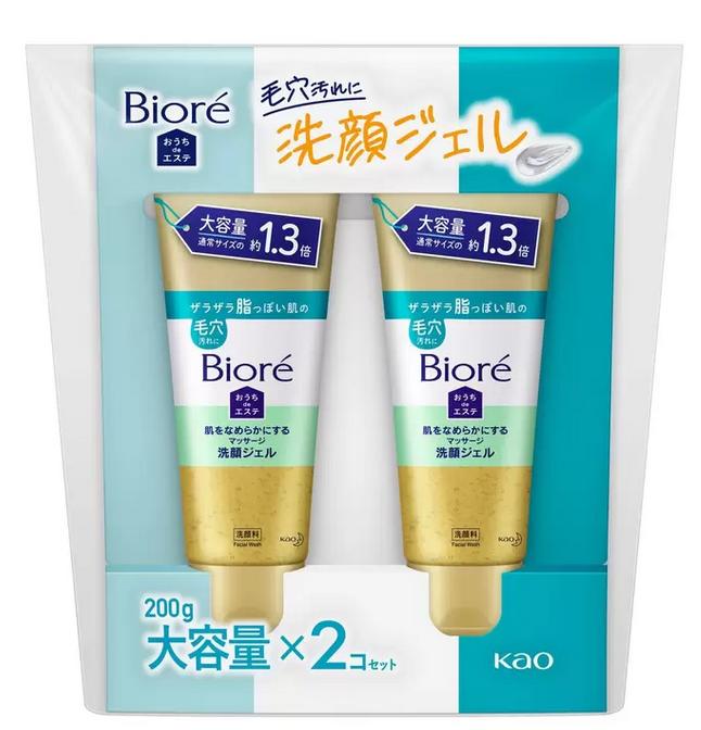 コストコ ビオレ おうちdeエステ 洗顔ジェル 200g X 2入り 洗顔 風呂 朝 ジェル 日用品 贈答用 プレゼント お歳暮 お中元 母の日 敬老の日