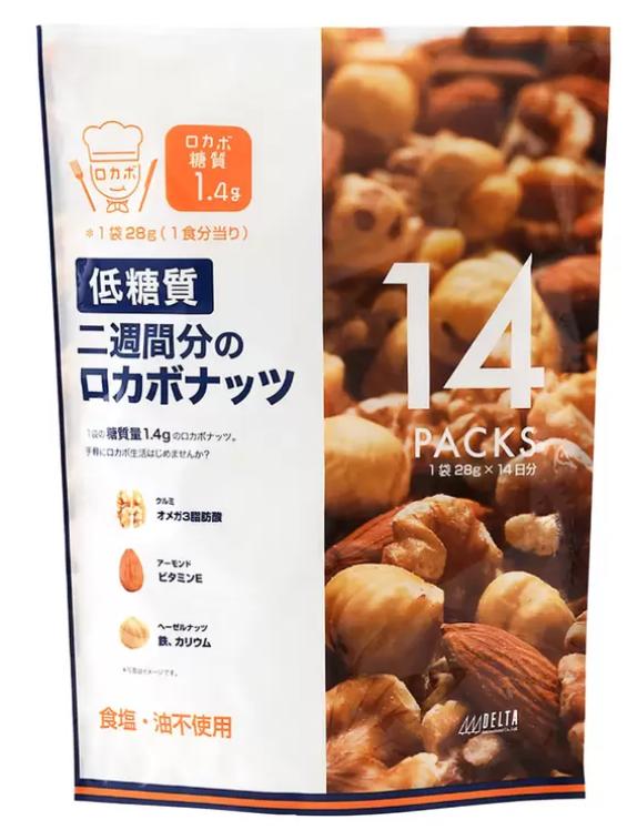 コストコ デルタ 14日間のロカボナッツ 28g X 14 袋 洋菓子 焼き菓子 贈答用 プレゼント お歳暮 お中元 母の日 敬老の日