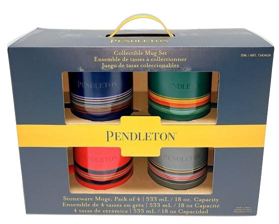 コストコ PENDLETON ペンドルトン マグカップ 4個入り 朝食 ランチ ストーンウェア コップ オシャレ