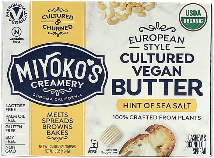 コストコ オーガニック ビーガンバター 227g×2 Miyoko's Creamery Organic Vegan Butter 冷蔵 お手軽 贈答用 プレゼント お歳暮 お中元