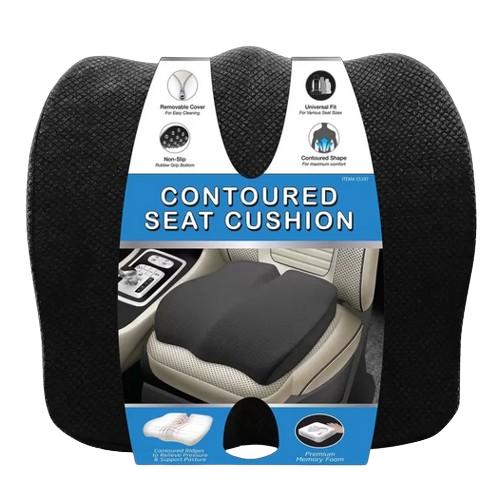 コストコ メモリーフォームシートクッションMEMORY FOAM SEAT CUSHION カー用品 車 アウトドア ホリデー 家族 友達 旅行 キャンプ 子供