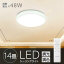 【衝撃★大特価！】シーリングライト led ライト 星空効果 おしゃれ 調光調温 10畳 12畳 14畳 照明器具 照明 天井照明 インテリア ライト 北欧 和室 洋室 節電 省エネ リビング照明 寝室 当日発送 3年保証 送料無料 ledcl-sk48-ss