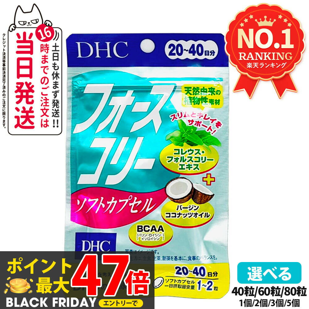 【賞味期限2027年】DHC フォースコリ