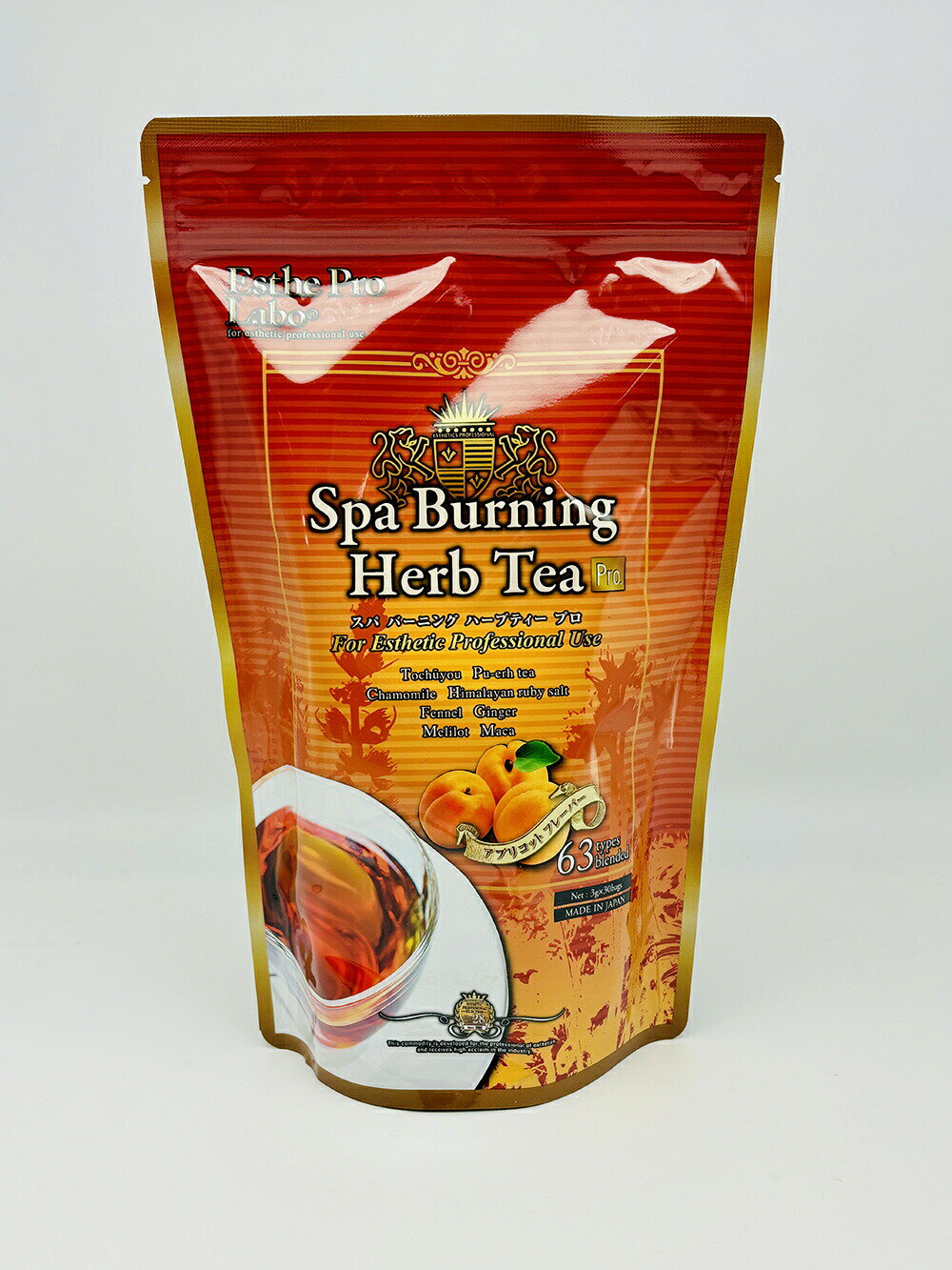 【5袋セット・賞味期限2027/03】エステプロラボ スパ バーニング ハーブティー プロ 3g×30 Esthe Pro Labo ダイエット スッキリ 天然素材 おいしい オーガニック ハーブティー 全国送料無料