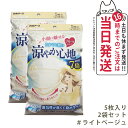 【2個セット】白元アース ビースタイル プリーツタイプ 涼やか心地 【ライトベージュ】 5枚入 マスク 送料無料