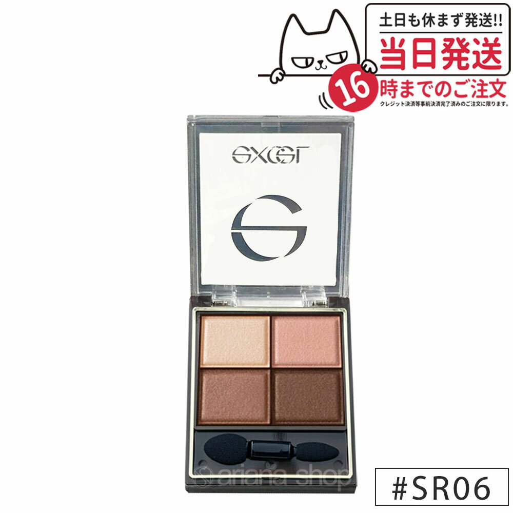 EXCEL エクセルスキニーリッチシャドウ SR06 センシュアルブラウン パレット 4カラー アイカラー アイシャドウ アイメイク ギフト 誕生日 プレゼント