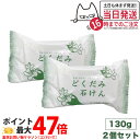 【2個セット 国内正規品】 地の塩社 ちのしお DNスキンソープ ( どくだみ石けん ) 130g 全身に使える 石鹸 せっけん 送料無料