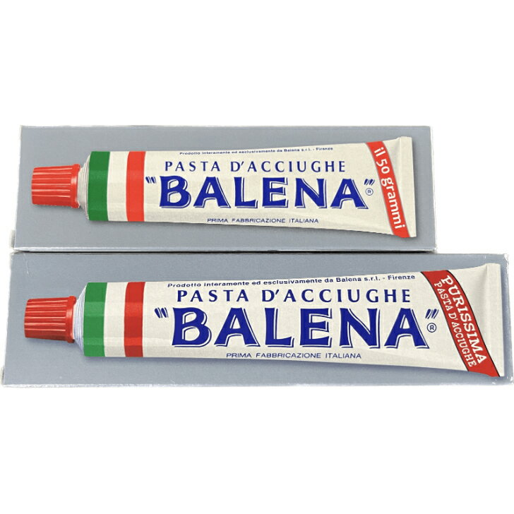 BALENA 無添加 アンチョビ ペースト バレーナ アンチョビペースト ペースト状 イタリア フィレンツェ パスタ 手軽 お手軽 チューブ入り 50g 65g 光が丘興産 稲垣商店 anchovy アッチューガ acciuga アンショワ anchois