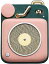 MUZEN MW-P1I Button Sakura Pink Ultra Small Bluetooth Speaker