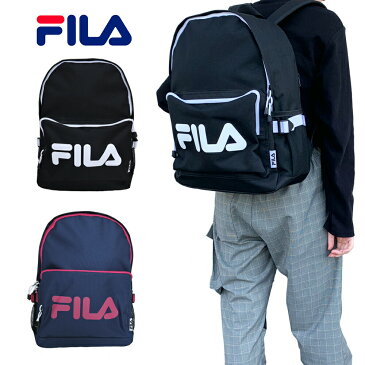 FILA バックパック fila フィラ リュック インパクトロゴ フラップリュック レディース メンズ 男女兼用 ユニセックス 収納 キャンバス 通学 通勤 オシャレ 可愛い かっこいい シンプル ロゴ ブランド おしゃれ