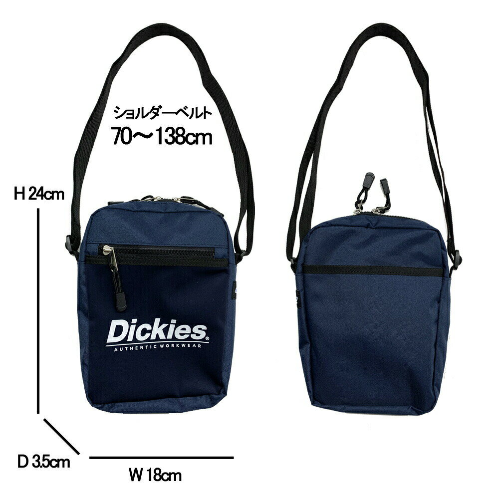 ディッキーズ ミニショルダーバッグ【Dickies ディッキーズ ブランド バッグ BAG ショルダーバッグ ミニショルダー レディース メンズ 男女兼用 カジュアル ポリエステル サコッシュ 旅行 自転車】