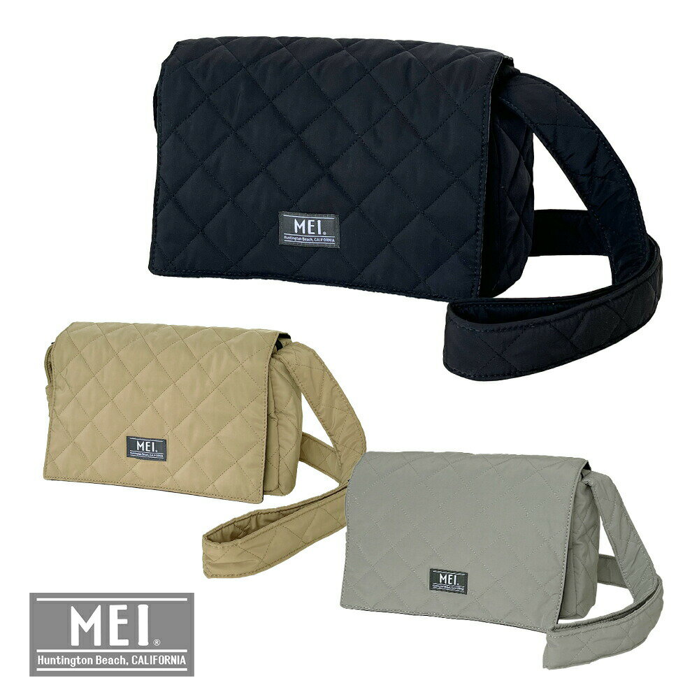 ★最大10％OFFクーポン★ MEI キルティングクラッチショルダーバッグ MEI-000-224015 Quilting clutch shoulder bag ミニ 小さめ ポシェット バッグ ショルダーバッグ キルティング クラッチ 旅行 カジュアル アウトドア メンズ レディース