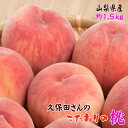 山梨県産 農家直送 こだわりの桃 秀品 約1.5kg【送料込み】