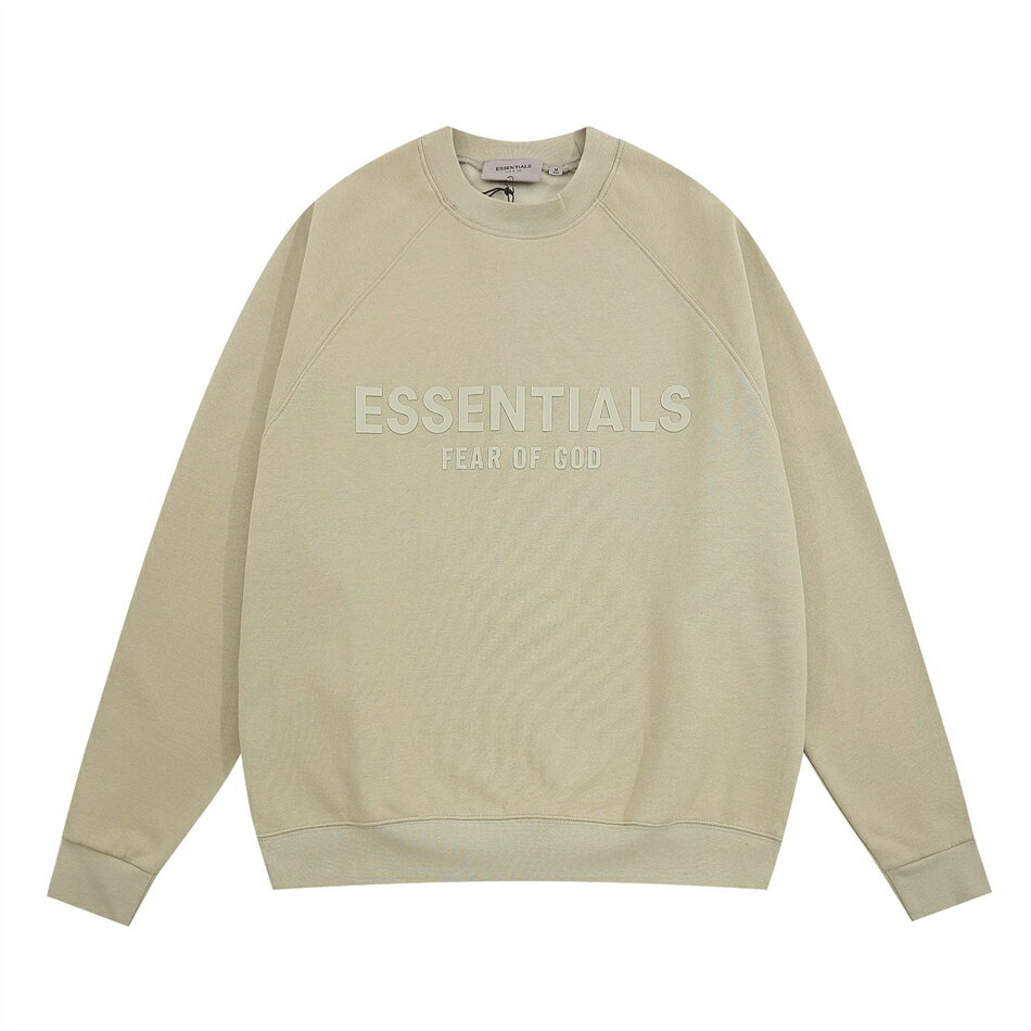 [期间限定10%OFF]ESSENTIALS エッセンシャルズ パーカー メンズ レディース ロゴ クールネックスウェット ビッグサイズ