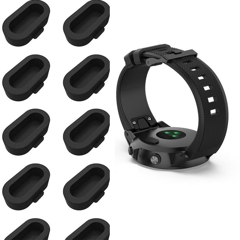 防塵プラグ 10枚セット汎用GARMIN（ガーミン）専用 充電ポートーポート防水プラグ 防塵 カバー 保護 キャップ シリコン製 Garmin Swim 2/vivomove 3/GarminActive/fenix 6/forerunner945/93
