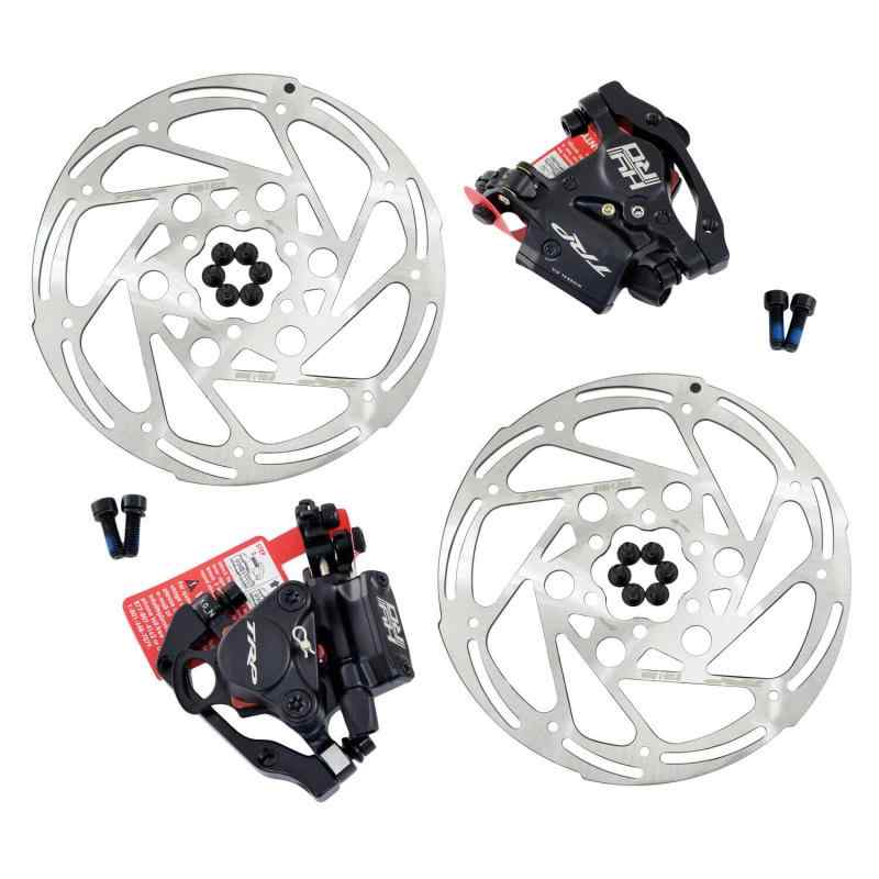 Y/RD Road ydraulic Disc Brake Set 160mm with Rotor, Front and Rear, Black, M1700