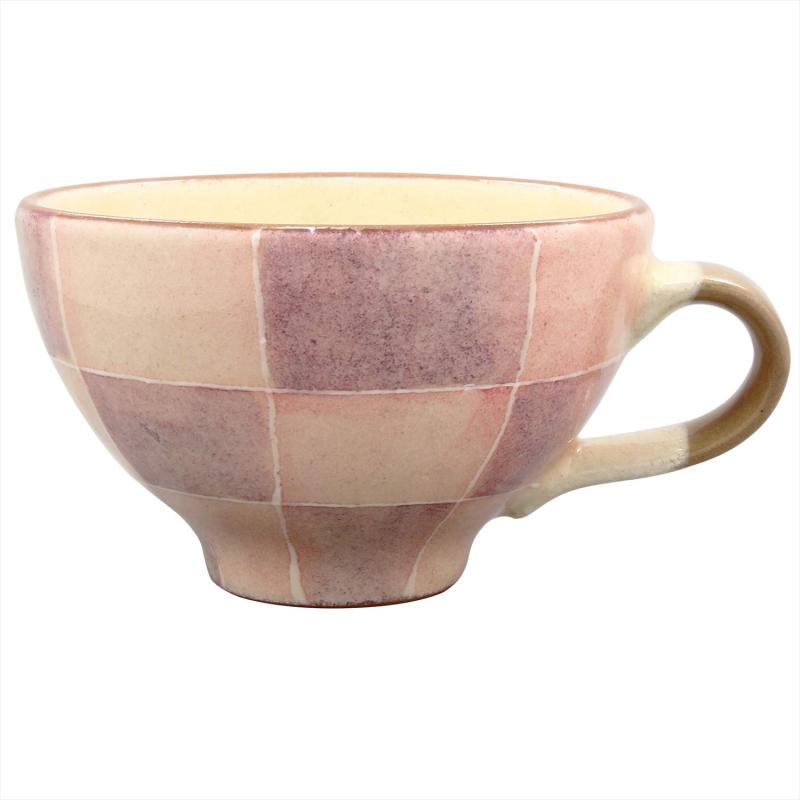 美濃焼 スープカップ 彩り市松 DISWARE_BOWL