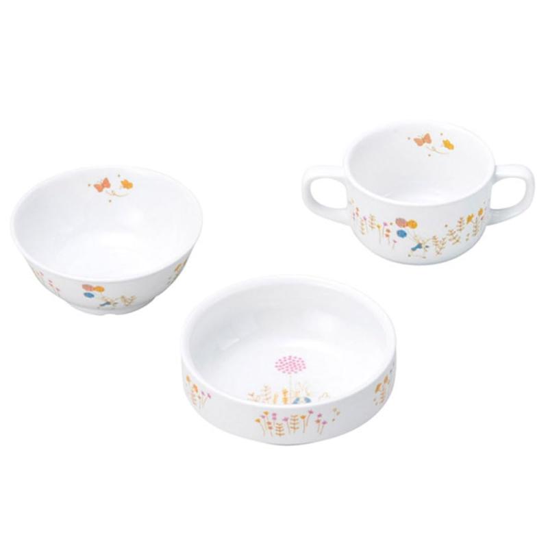 OGISO(おぎそ) ピーターラビット 強化磁器食器3点セット (食洗機・レンジ対応)