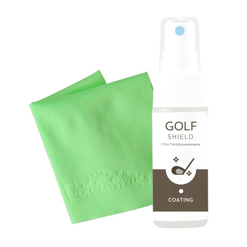 乐天商城 - ゴルフクラブ 用品 コーティング GOLF SIELD (メンテナンス クリーナー/クロス付き)防汚 光沢 艶出し 撥水 お手入れ