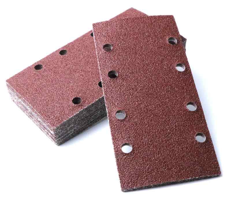 樂天商城 - オービタルサンダー ペーパー 特粗目 紙ヤスリ 93x186mm マジック式 サンドペーパー 電動サンダー用ペーパー 吸塵8穴付 マジックテープ・クランプ兼用タイプ