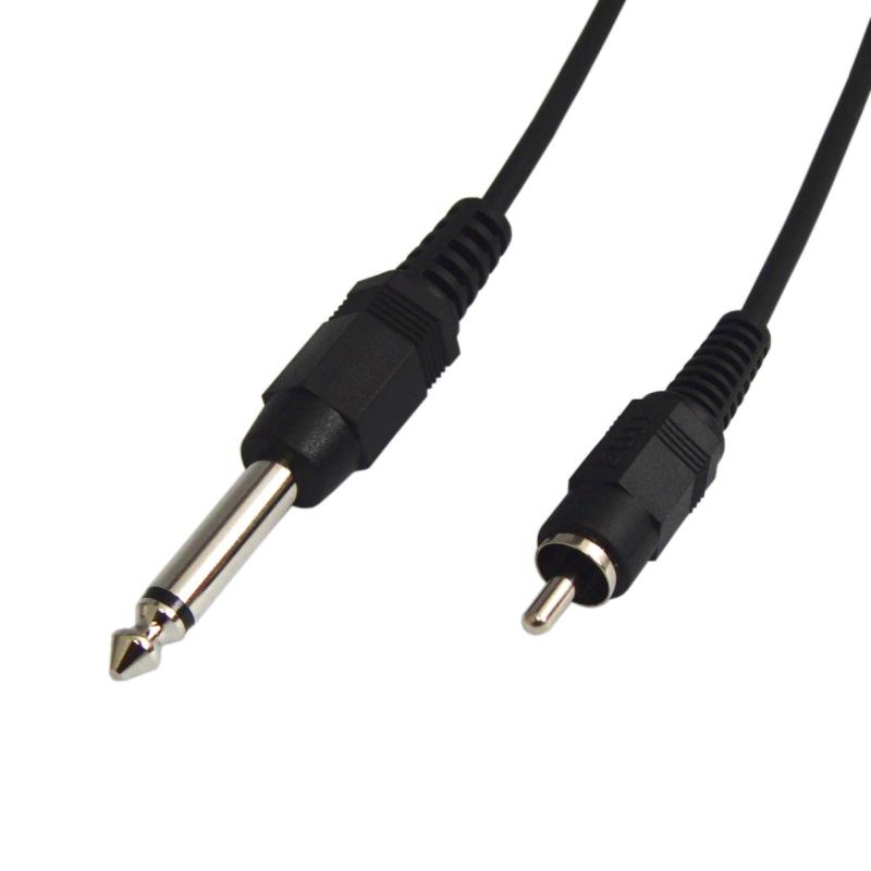 乐天商城 - オーディオ変換ケーブル RCA ピンプラグ(オス) - 6.3mm モノラル標準プラグ(オス)